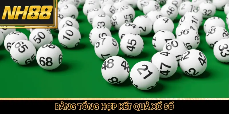 Bảng tổng hợp kết quả xổ số giúp theo dõi sự biến động của các con số.